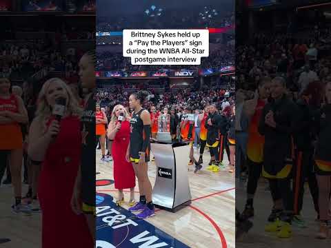 The WNBA All Stars had a message for the league 👀