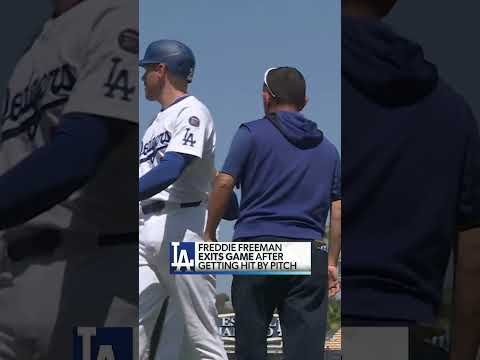 Freddie Freeman exited today’s game with a left wrist contusion #LAdodgers #freddiefreeman