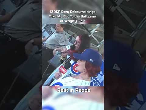 RIP Ozzy Osbourne 💔 #baseball #cubs #ozzyosbourne