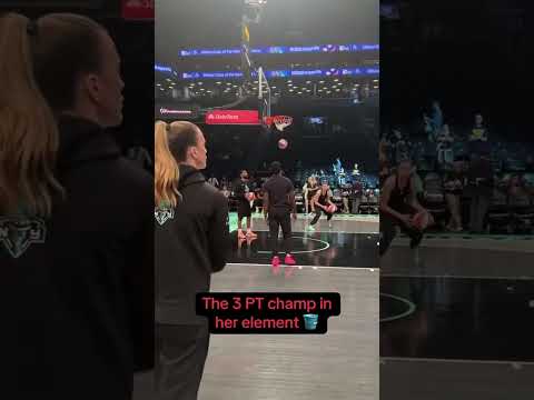 Nothing but net for Sabrina 😤