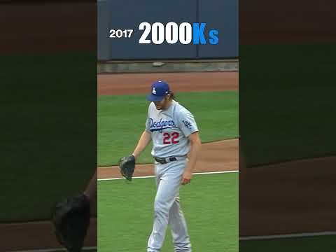 Clayton Kershaw joins the 3000K Club ⚾️ #mlb #baseball #pitching