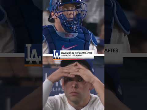 Max Muncy exits game moments before Kershaw gets 3000k 😬 #Muncy #Kershaw #MLB #injury #Dodgers