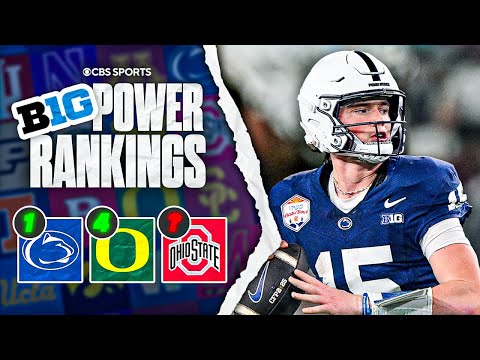 2025 Big Ten Power Rankings: Penn State No. 1, Oregon vs Illinois debate, & Ohio State Reloads