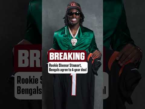 Shemar Stewart has officially signed with the Cincinnati Bengals #shorts