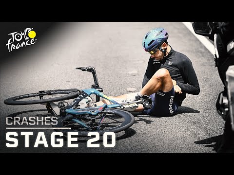 Highlights: 2025 Tour de France, Stage 20 crashes | Cycling on NBC Sports