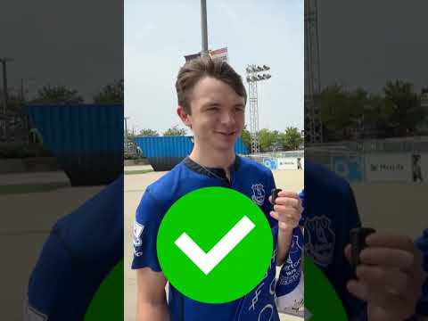 Quizzing Everton fans in America 📝