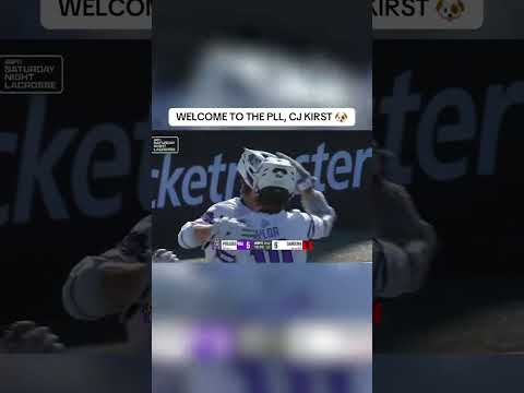 The No. 1 pick in the 2025 PLL Draft nets his first goal for the Waterdogs 🐶