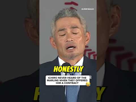 Ichiro’s got jokes 😂😂 #shorts