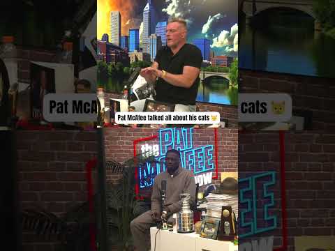 McAfee has a whole gang of cats in his house 😅