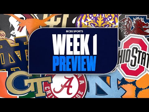 College Football Week 1 Preview: Texas vs Ohio State, LSU vs Clemson & MORE | Early Top 25 reveal 👀
