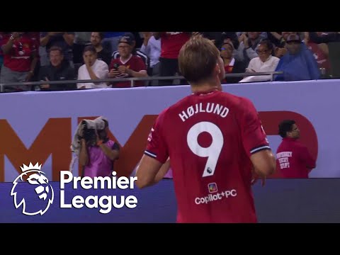 Rasmus Hojlund heads Man United 1-0 up over Bournemouth | Premier League Summer Series | NBC Sports
