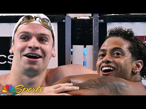 Leon Marchand swims second fastest time IN HISTORY for 200 IM gold, USA’s Casas silver | NBC Sports