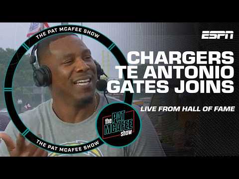 Chargers legend Antonio Gates on the journey to becoming a Hall of Fame TE | The Pat McAfee Show