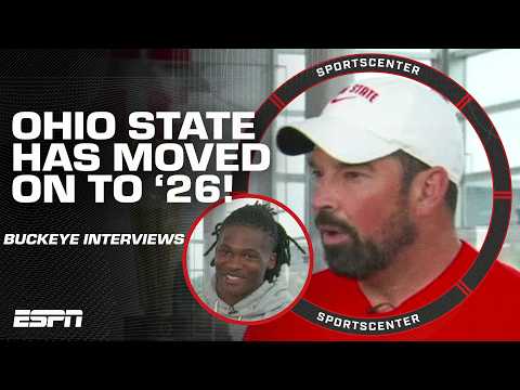 Ohio State’s Ryan Day & Jeremiah Smith have MOVED PAST 2025 National Championship ➡️ | SportsCenter