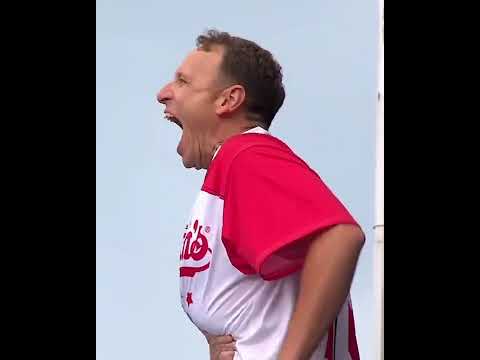 Joey Chestnut’s intro at his last Nathan’s Famous Hot Dog Eating Contest was ELECTRIC ⚡