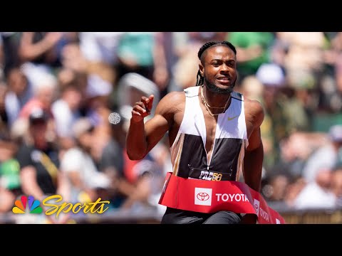 Kishane Thompson DOMINATES men’s 100m at Prefontaine Classic | NBC Sports