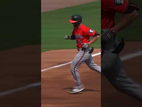 461-foot splashball in Atlanta from Jordan Westburg! 😅 #mlb #baseball #homerun