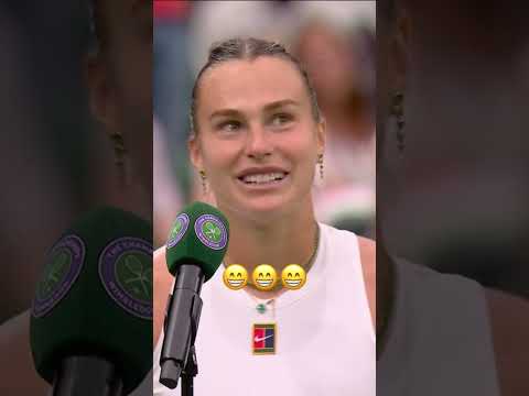 No. 1 Aryna Sabalenka at Wimbledon after advancing to the quarterfinals