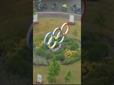 Olympics rings at Tour de France 🤩🚴