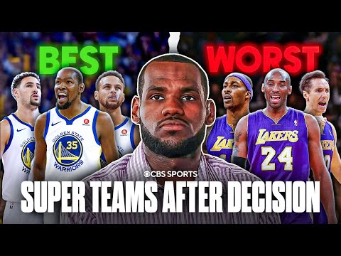 What have been the BEST & WORST Super Teams since the LeBron James Decision? 👀