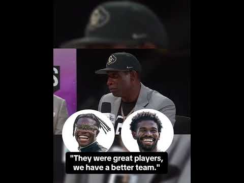 Deion Sanders on replacing Travis Hunter & Shedeur Sanders