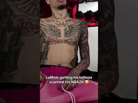 LaMelo getting his tattoos scanned 🥶