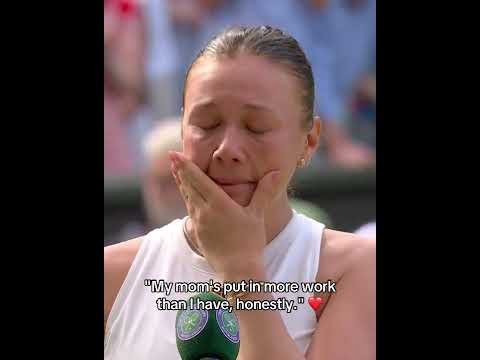 Amanda Anisimova gave a shoutout to her mom after the Wimbledon final 🥺