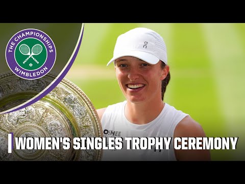 FULL Women’s Singles Final Trophy Presentation ๐ | 2025 Wimbledon