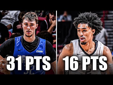 NO. 1 VS. NO. 2 ⚔️ Cooper Flagg & Dylan Harper HIGHLIGHTS from Summer League battle 🎥 | NBA on ESPN