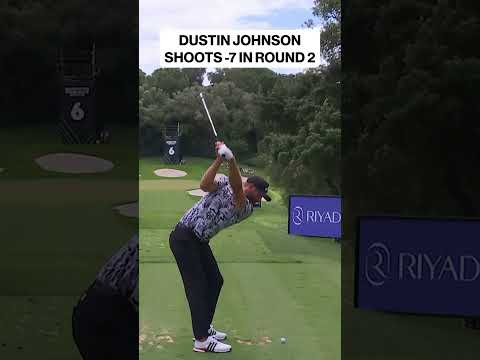 Dustin Johnson SHOOTS A 64 IN ROUND 2 at LIV Golf Andalucía 🙌 #livgolf #golf #golfer