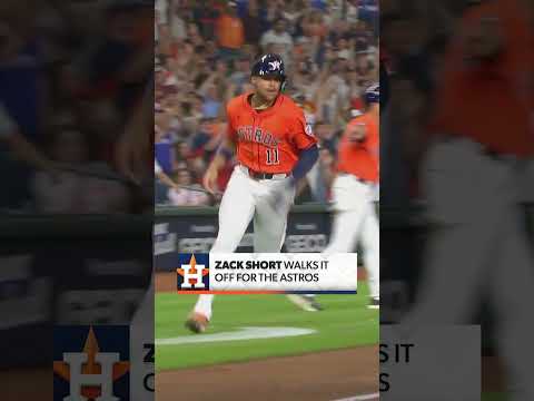 Astros walk it off! ⭐️ #astros #walkoff #mlb #zackshort