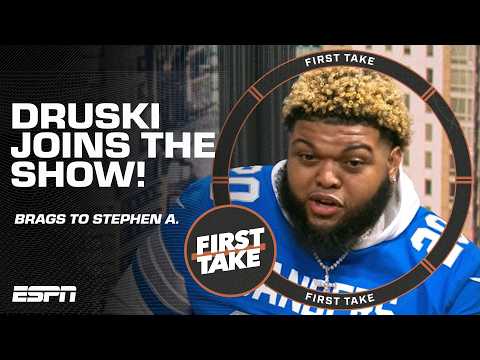 Druski brags to Stephen A. about his athleticism and can’t name NBA teams in the West 🤣 | First Take