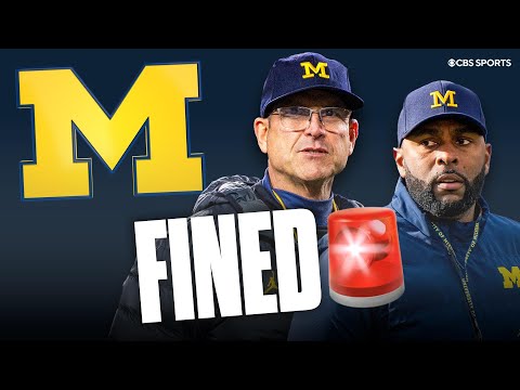 NCAA to fine Michigan more than $20M for sign stealing | Penalties for Jim Harbaugh & Sherrone Moore