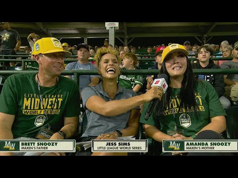 Maxen Snoozy’s parents react to his incredible Little League World Series performance | LLWS on ESPN