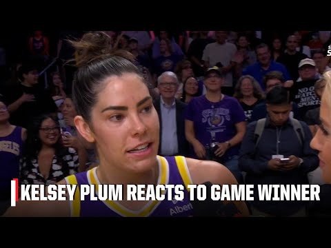 Kelsey Plum reacts to her game-winner vs. the Sparks: ‘A win is a win’ | WNBA on ESPN