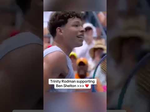 Trinity supporting Ben Shelton ❤️