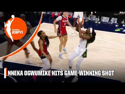 GAME WINNER 🤯 Nneka Ogwumike lifts Storm past Mystics with shot at the buzzer 🚨 | WNBA on ESPN