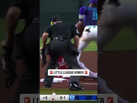 Noelvi Marte has his SECOND little league homer of the season! 💨 #reds #homerun