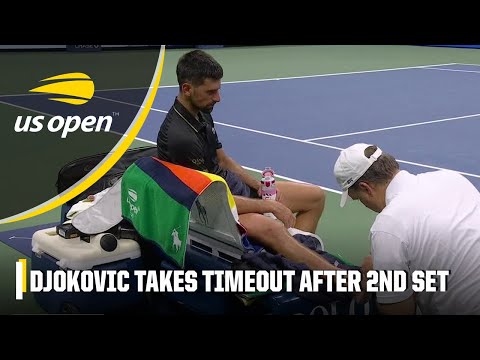 Novak Djokovic takes medical timeout after second set | 2025 US Open