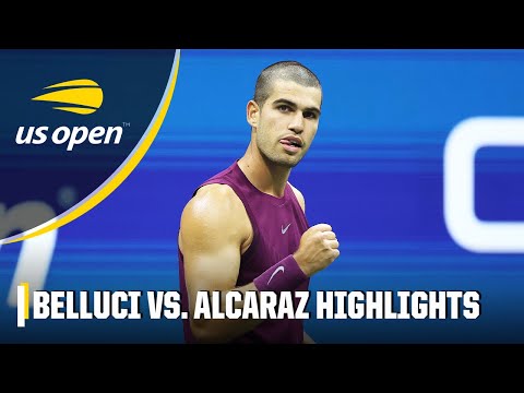 Mattia Bellucci vs. No. 2 Carlos Alcaraz | Round 2 Highlights | 2025 US Open