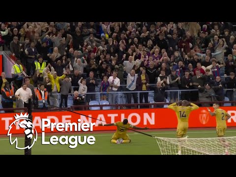 Marc Guehi’s curler silences Villa Park to give Palace 2-0 lead | Premier League | NBC Sports
