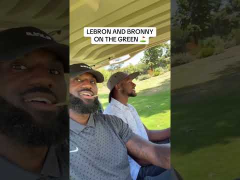 Nothing like a Sunday on the green 🙌 (via kingjames/IG)