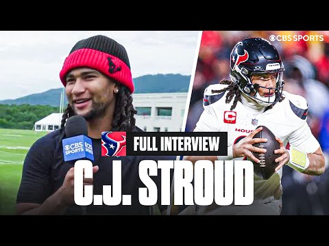 C.J. Stroud Talks New Offense, Team Chemistry, & Having a Winning Mindset for 2025 Season!