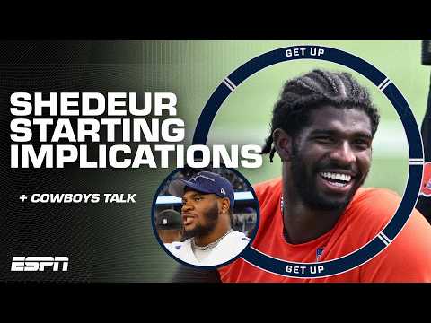 SURVIVE & ADVANCE for Shedeur Sanders starting in preseason 📈 + Cowboys drama UPDATES 👀 | Get Up