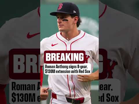 The deal includes a club option, keeping Anthony in Boston through 2034 #mlb #shorts