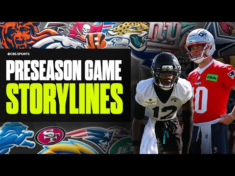 NFL Preseason Storylines: Travis Hunter will take snaps at both WR/CB, Drake Maye + Diggs & MORE