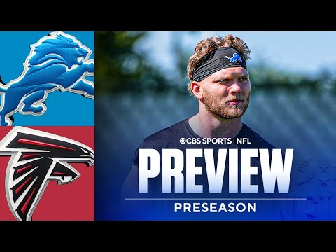 NFL Preseason Game Preview: Lions at Falcons | Penix Jr, Cousins OUT?! + The Return of Hutchinson 👀