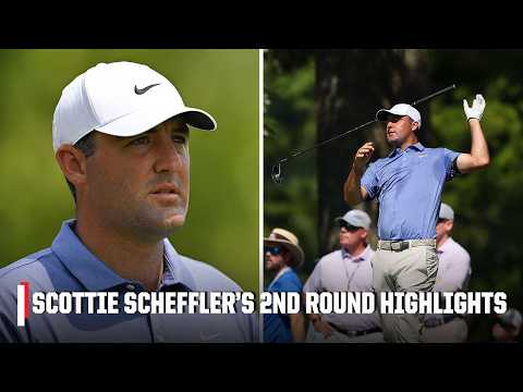 Scottie Scheffler’s HIGHLIGHTS from the Round 2 of the FedEx St. Jude Championship ⛳️ | Golf on ESPN