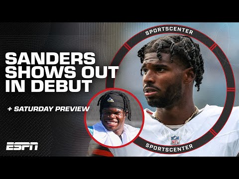 REACTION to Shedeur Sanders’ preseason debut + Travis Hunter to play both ways vs. Steelers | SC