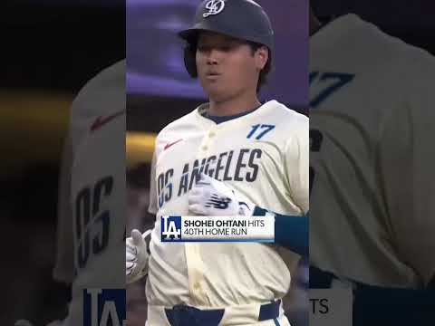 Shohei Ohtani hits 40 homers for the FOURTH time in his career 🤯 #mlb #baseball #shoheiohtani